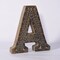 Vintage Gray Wooden Alphabet Letter Block Eco-Friendly Wall Mount Table Decor Bbh